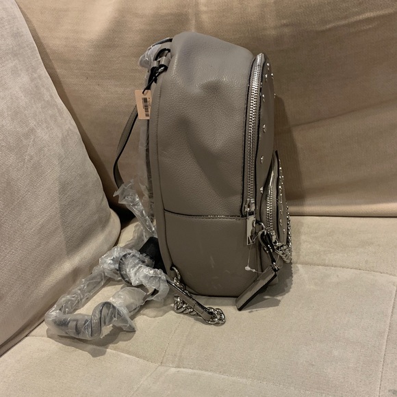 Victoria's Secret Taupe Backpack with Chain Accent - Picture 3 of 5